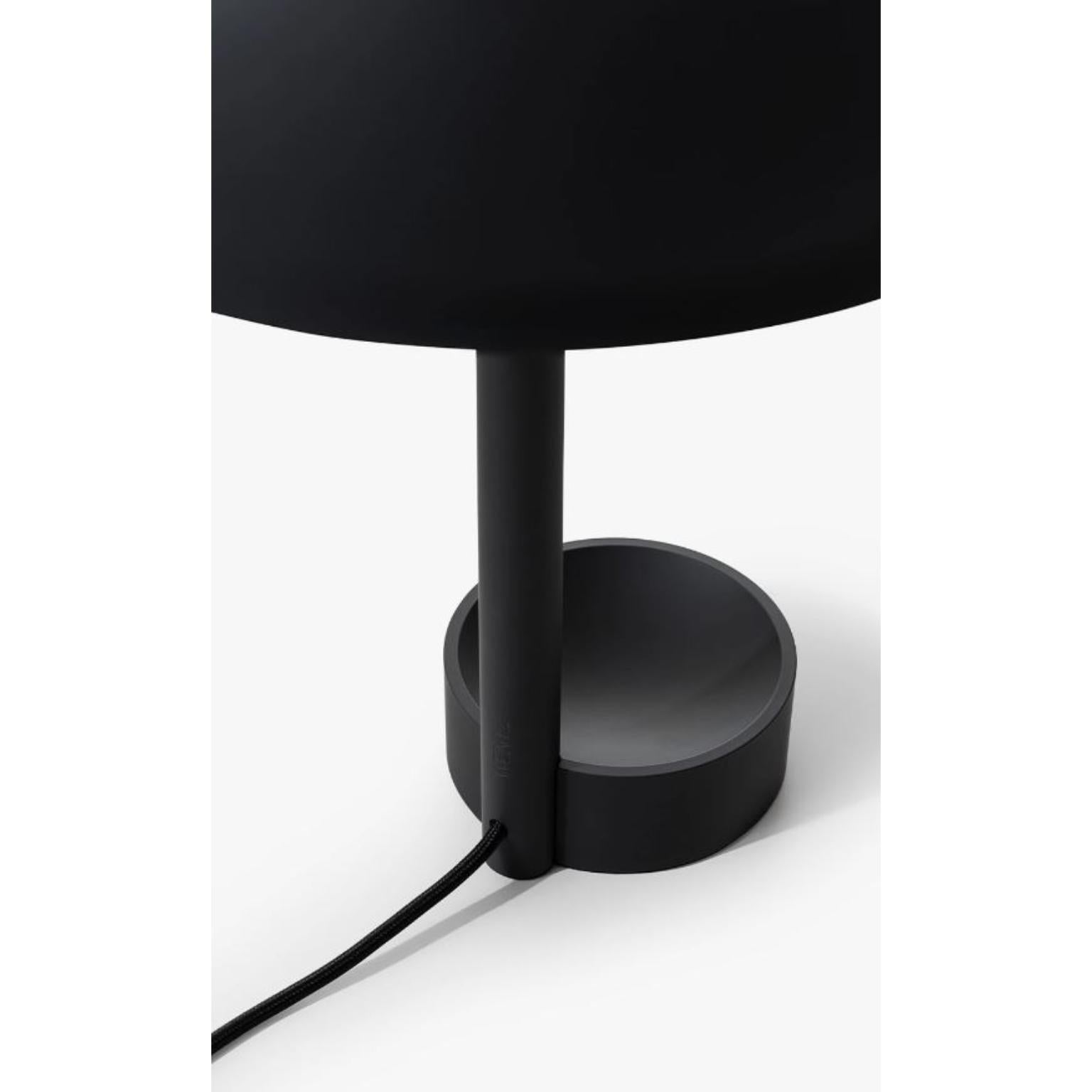Contemporary Black Copa Table Lamp by Wentz For Sale