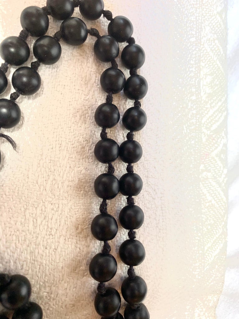 Black Coral Bead Necklace Beads at 1stDibs black coral beads, black