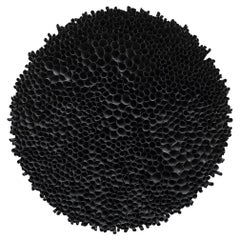 Black Coral Wall Sculpture by Valeria Nascimento