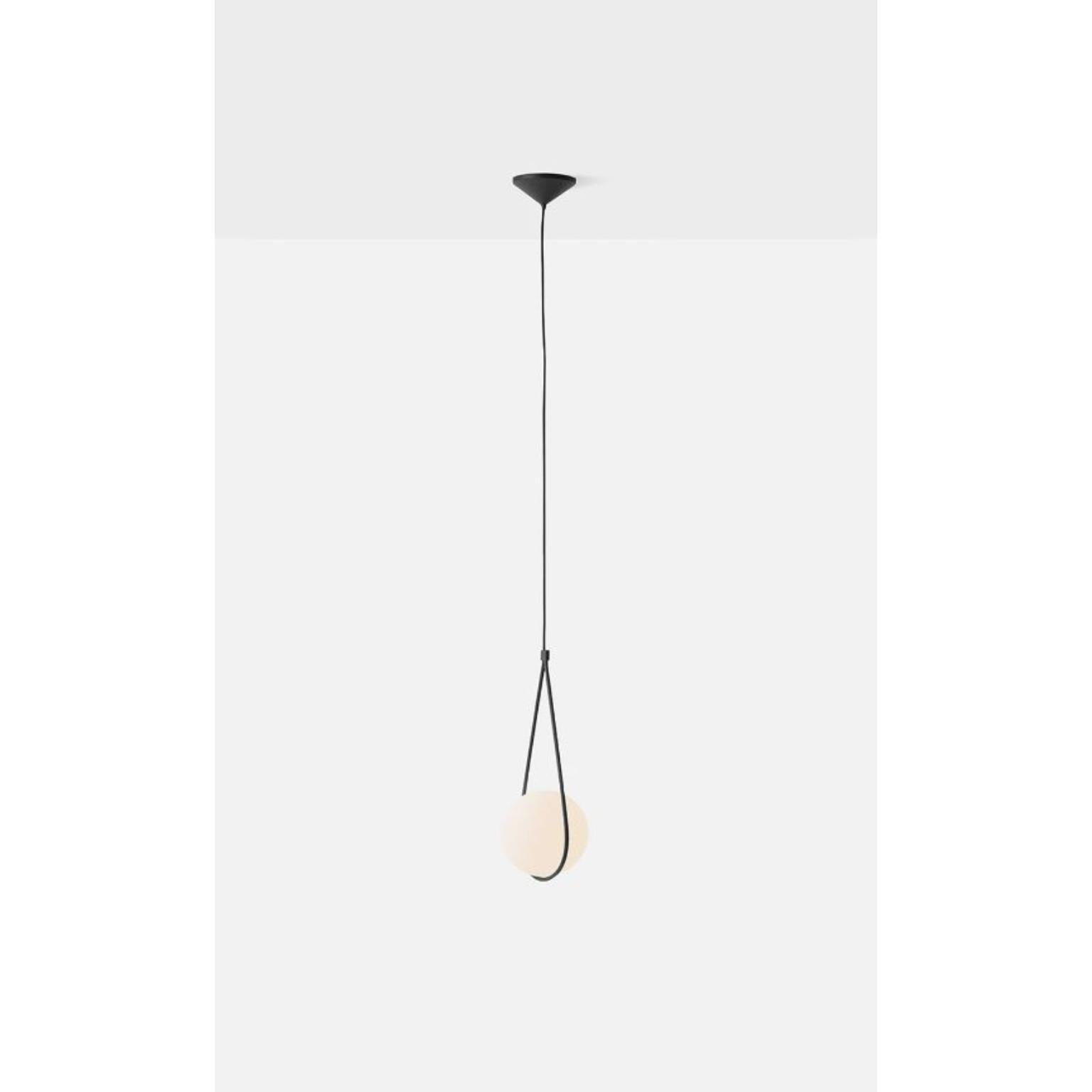 Brazilian Black Corda Pendant Lamp by Wentz For Sale