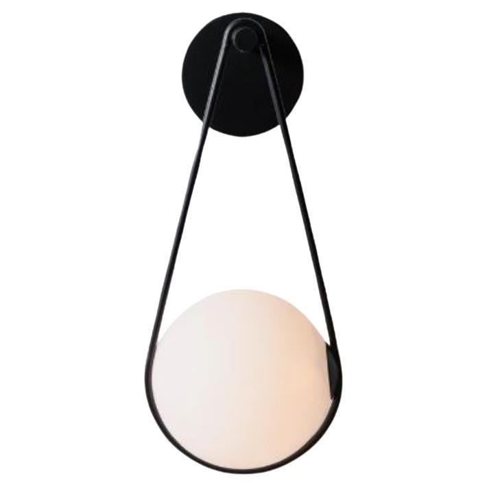 Black Corda Wall Lamp by Wentz For Sale
