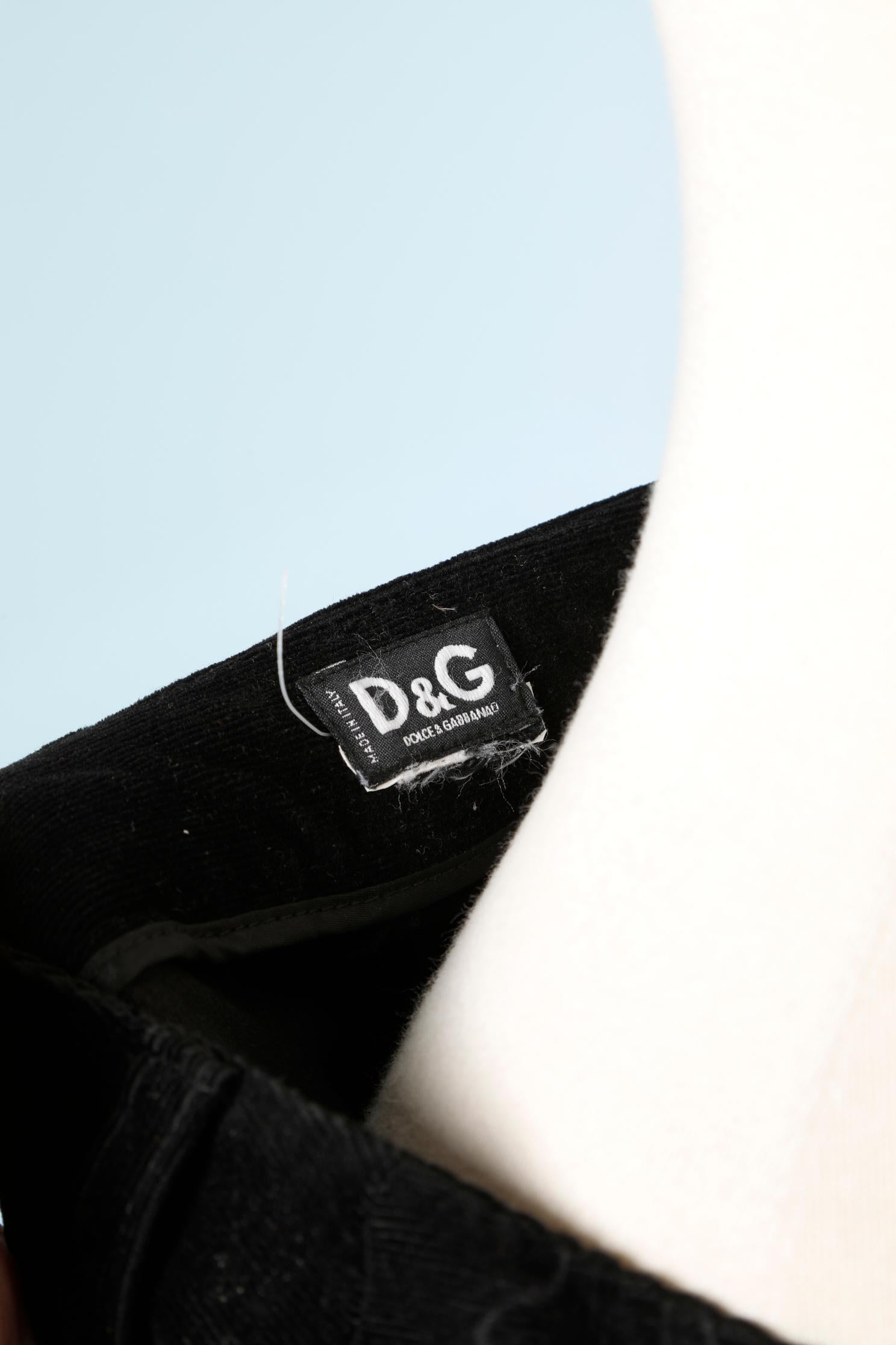 D&G by Dolce&Gabbana Kordblusenhose aus Kord 1