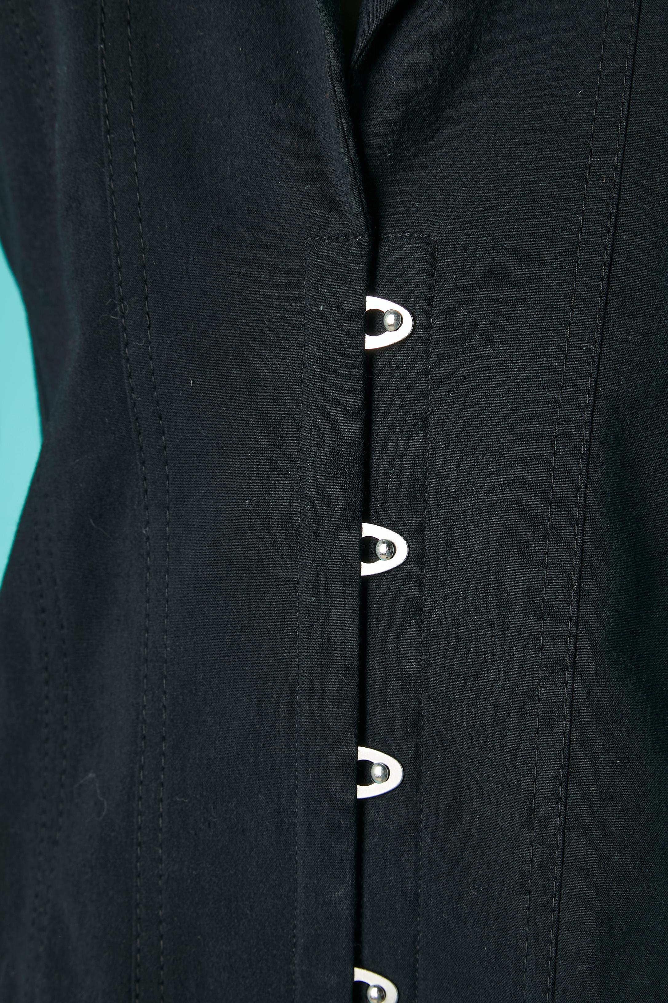 Black corset- jacket with laces in the back Jean-Paul Gaultier Femme  In Excellent Condition In Saint-Ouen-Sur-Seine, FR