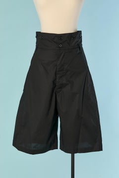 Black cotton bermuda ALEXANDRE VAUTHIER