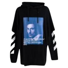 Black cotton jersey Business Casual hybrid hoodie