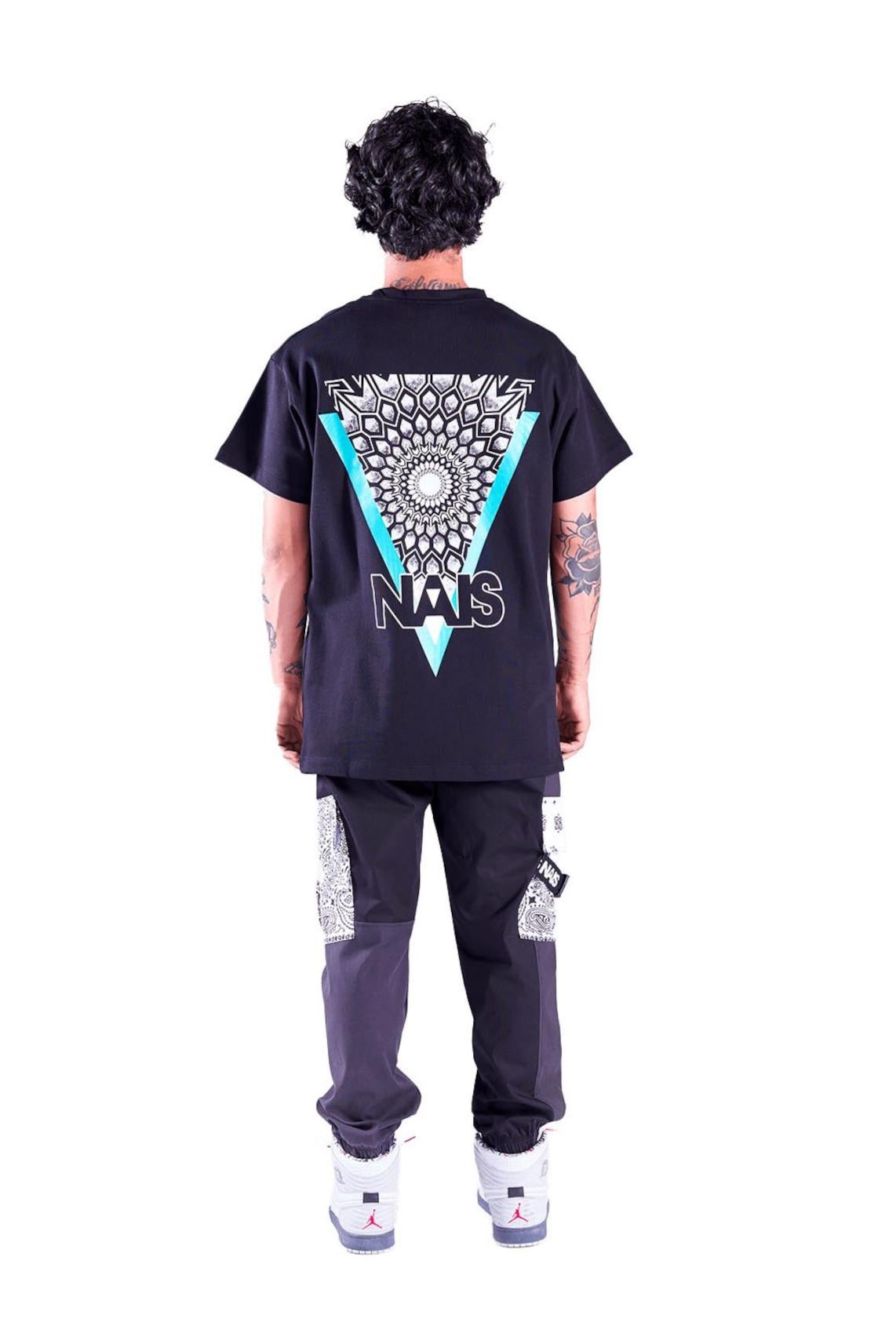Black cotton Nais t-shirt NWOT 1
