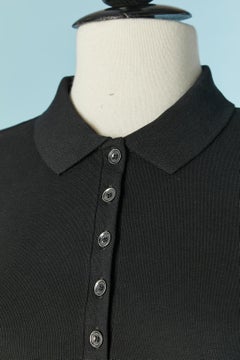 Black cotton Polo shirt BURBERRY BRIT New