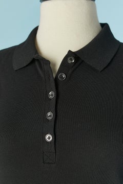 Black cotton Polo shirt BURBERRY BRIT New