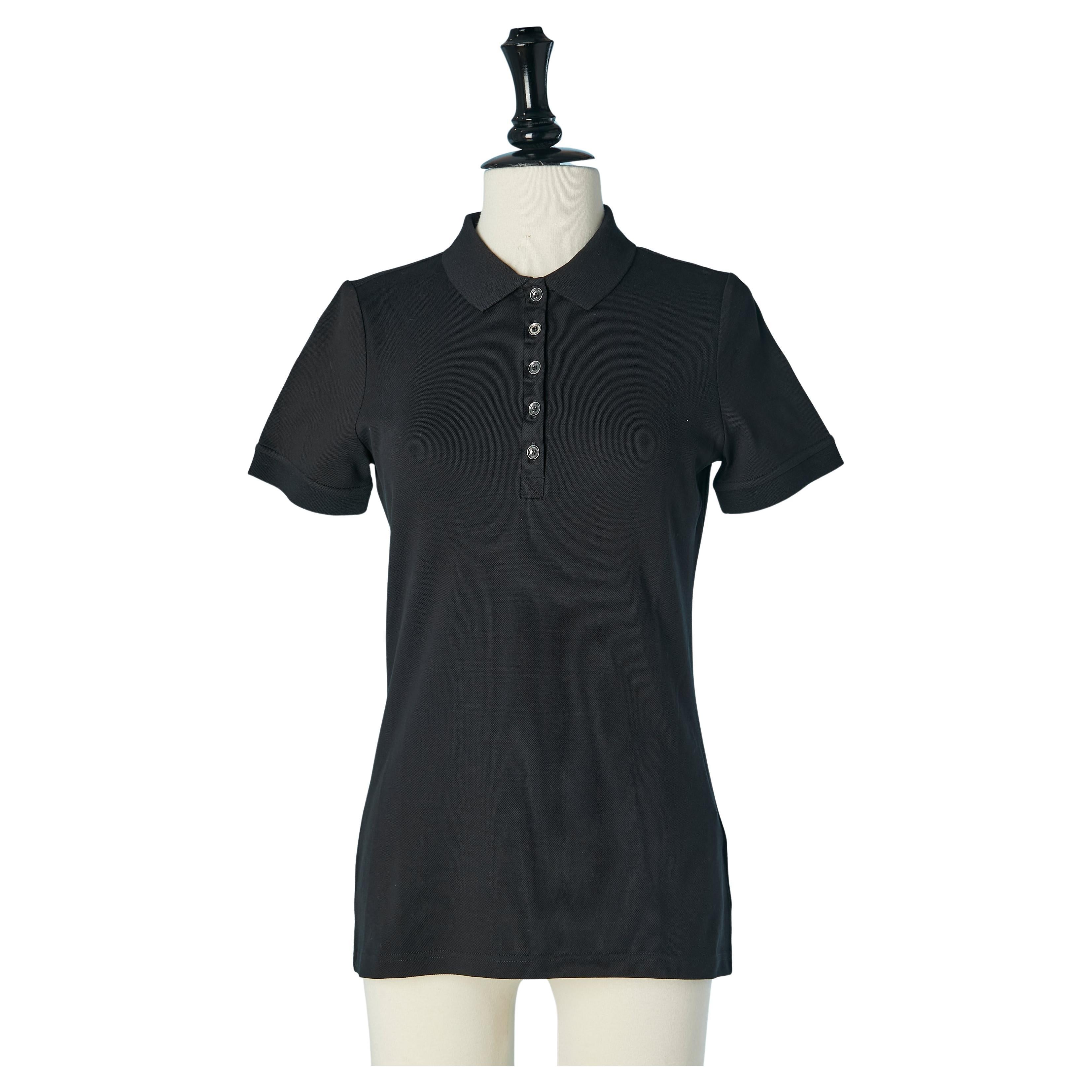 Schwarzes Baumwoll-Polohemd BURBERRY BRIT aus Baumwolle, neu