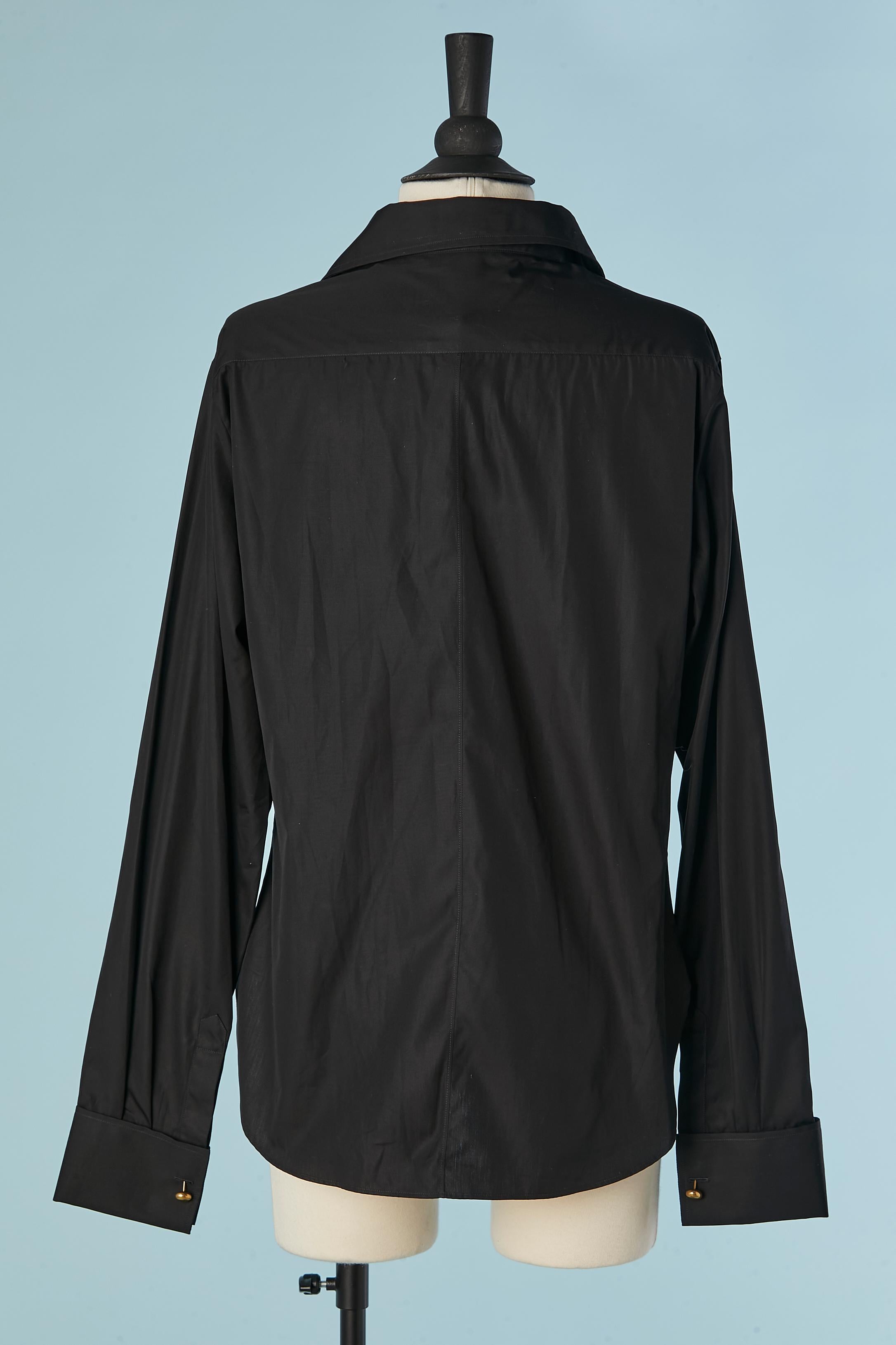 Camicia nera in cotone CHRISTIAN DIOR In condizioni Nuovo in vendita a Saint-Ouen-Sur-Seine, FR