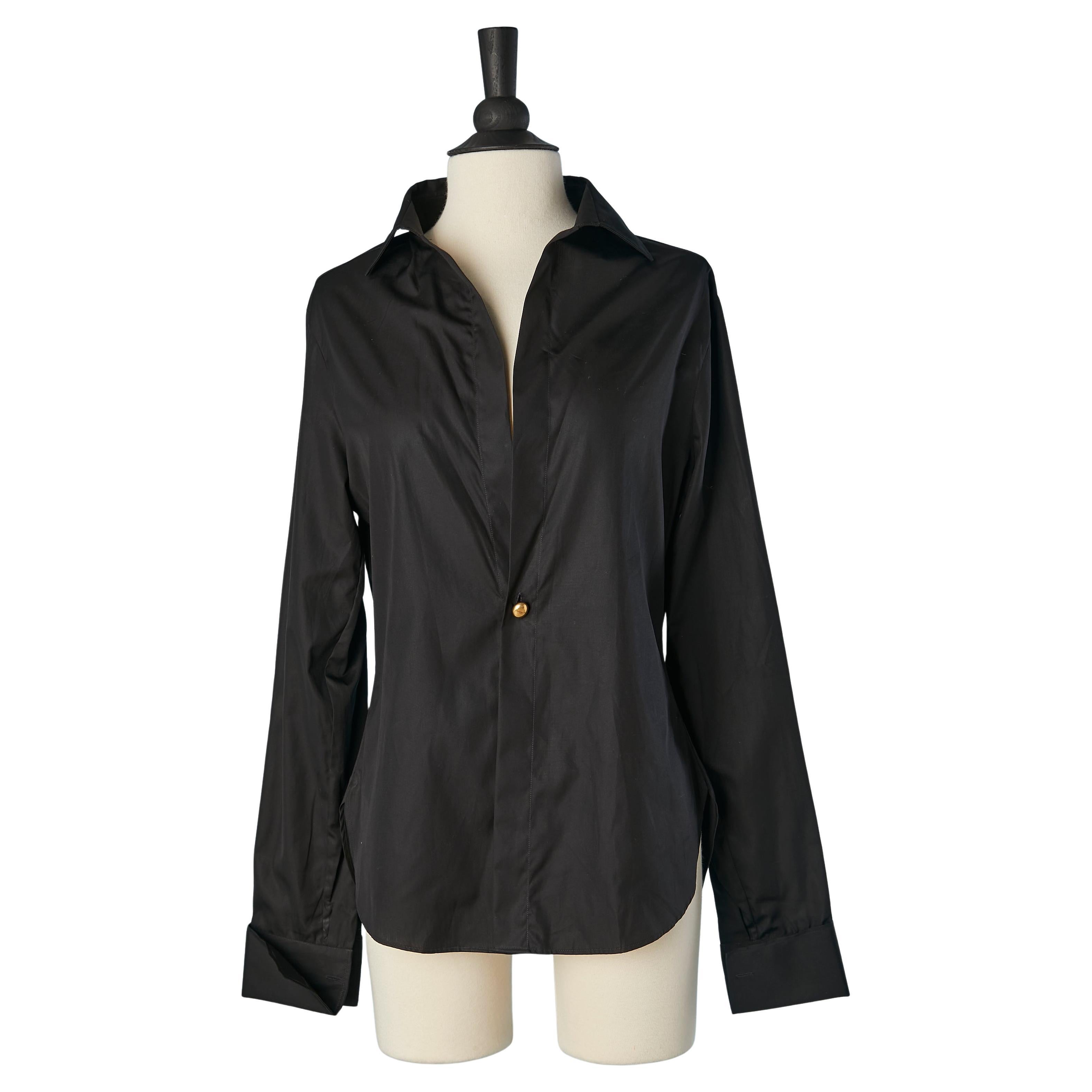 Black cotton shirt CHRISTIAN DIOR