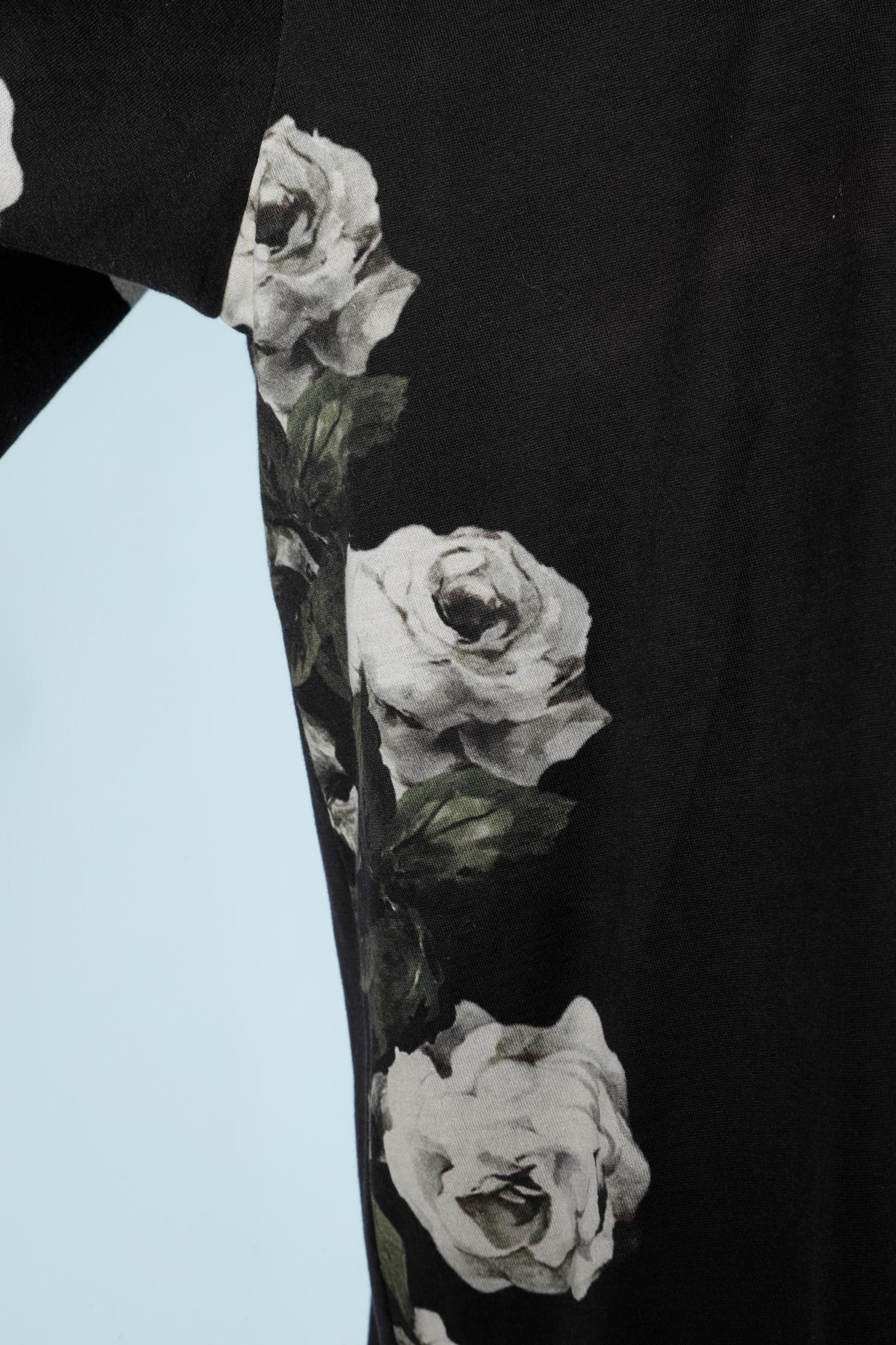 Black cotton tee-shirt with Far West print Dolce & Gabbana In Excellent Condition For Sale In Saint-Ouen-Sur-Seine, FR