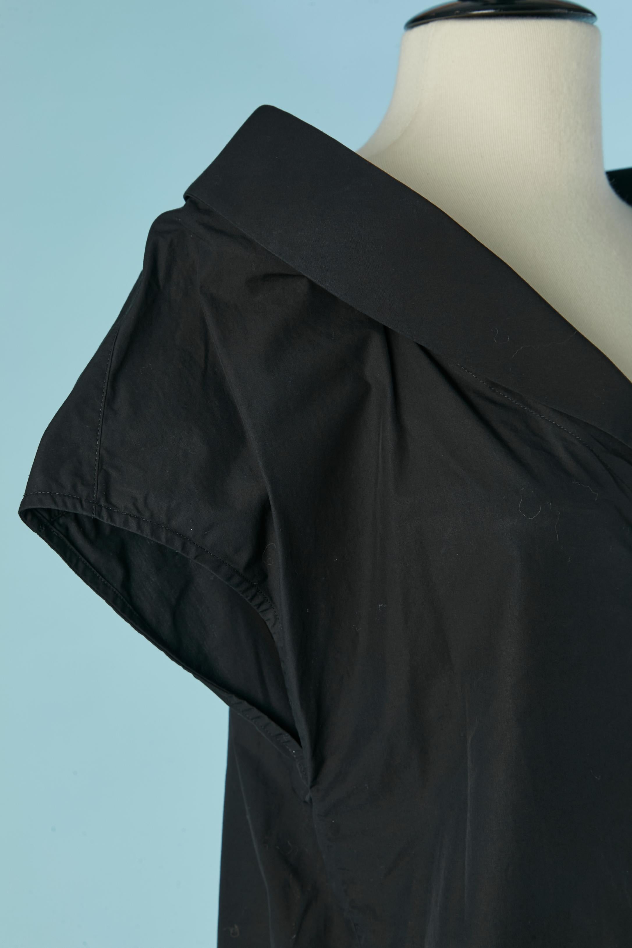 Top de algodón negro MARGIELA Negro en venta