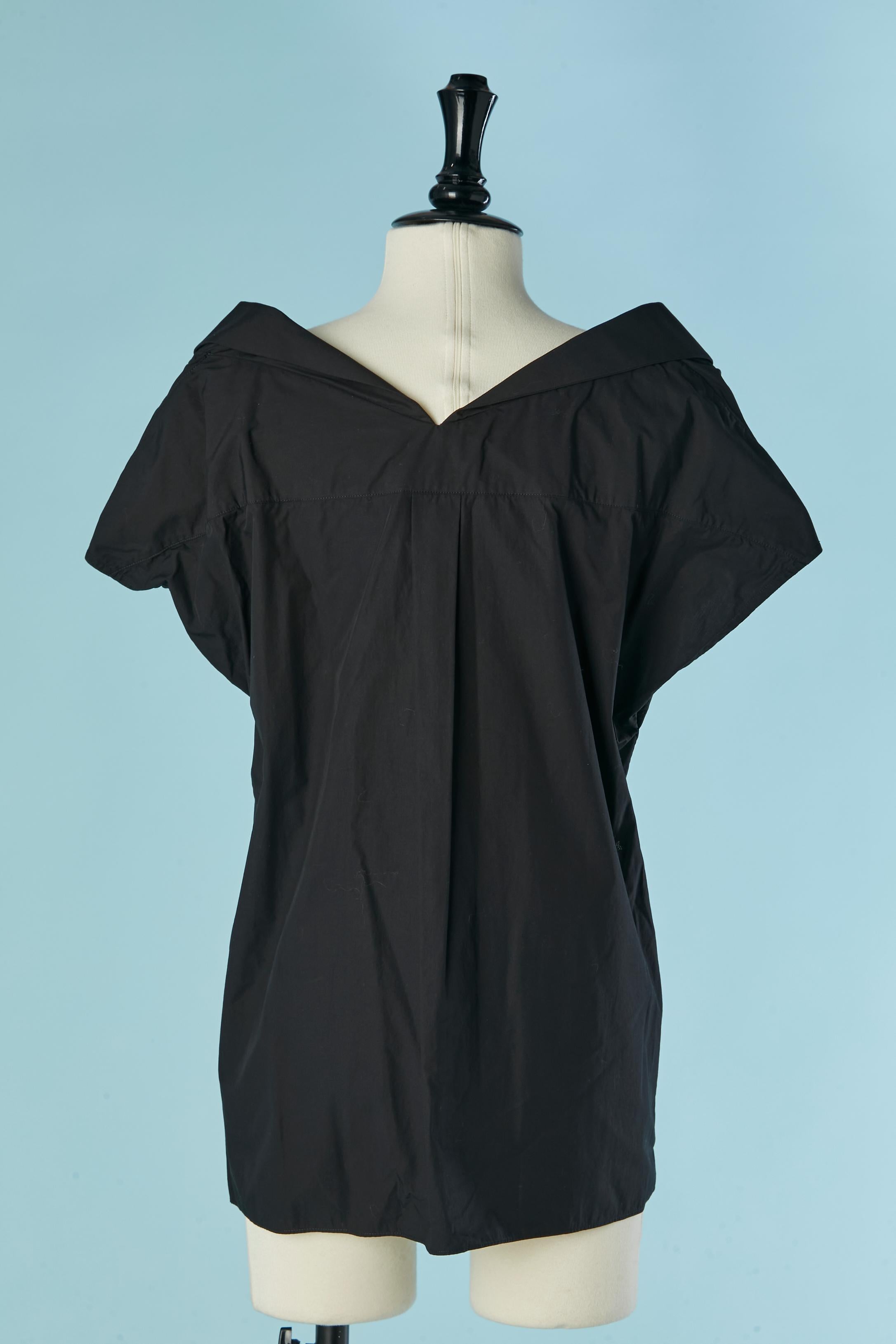 De las mujeres Top de algodón negro MARGIELA en venta