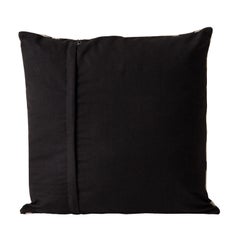 Black Cowhide Cushion