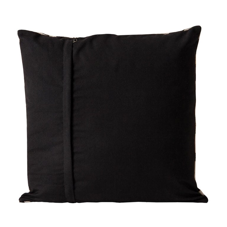 Black Cowhide Cushion For Sale at 1stDibs