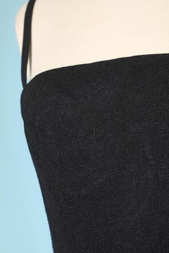 Black crêpe evening dress Givenchy Couture