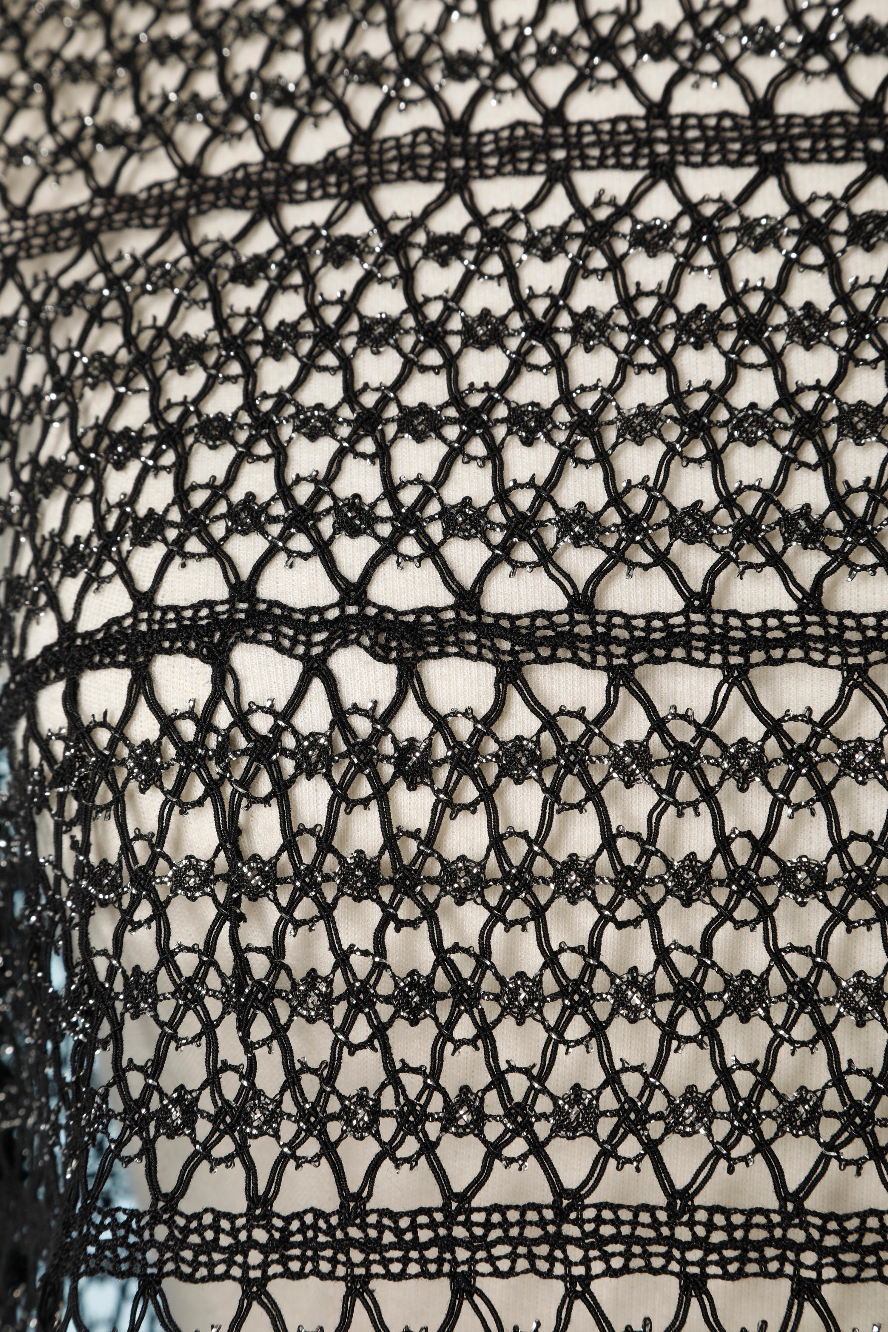 1960s crochet dress