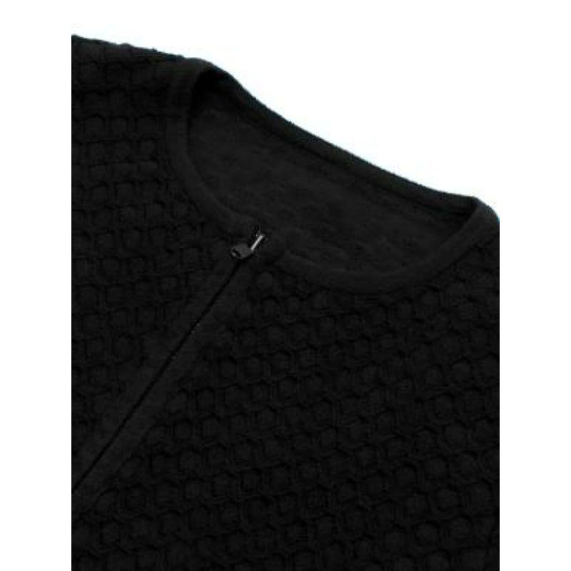 Black Cropped Jacket For Sale 3