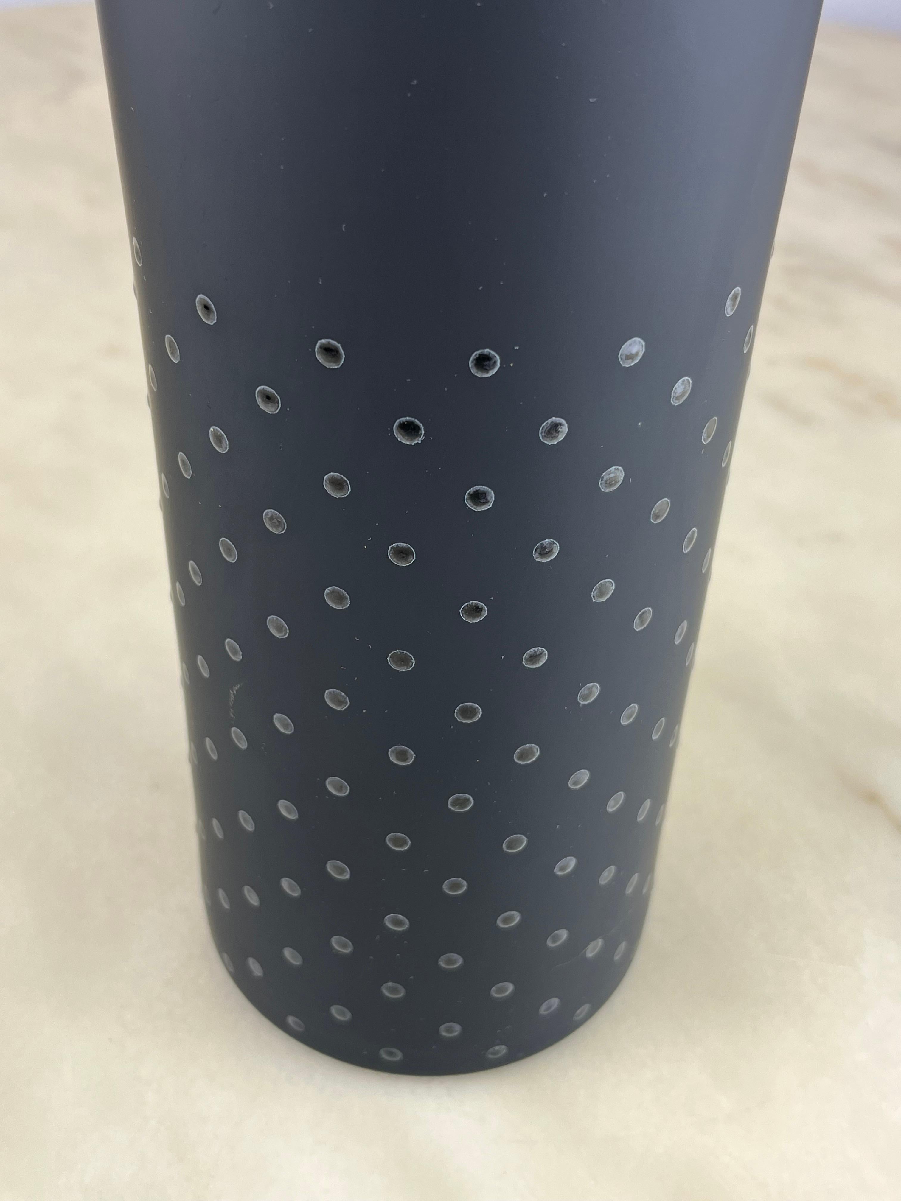 Altro Vaso di cristallo nero, Italia, anni '80 in vendita