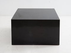 Black Cube Table, 1980s
