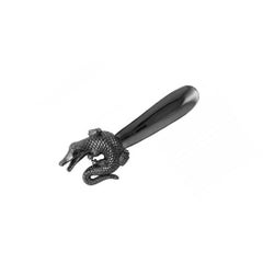 Black Curled Alligator Shoehorn by John Landrum Bryant