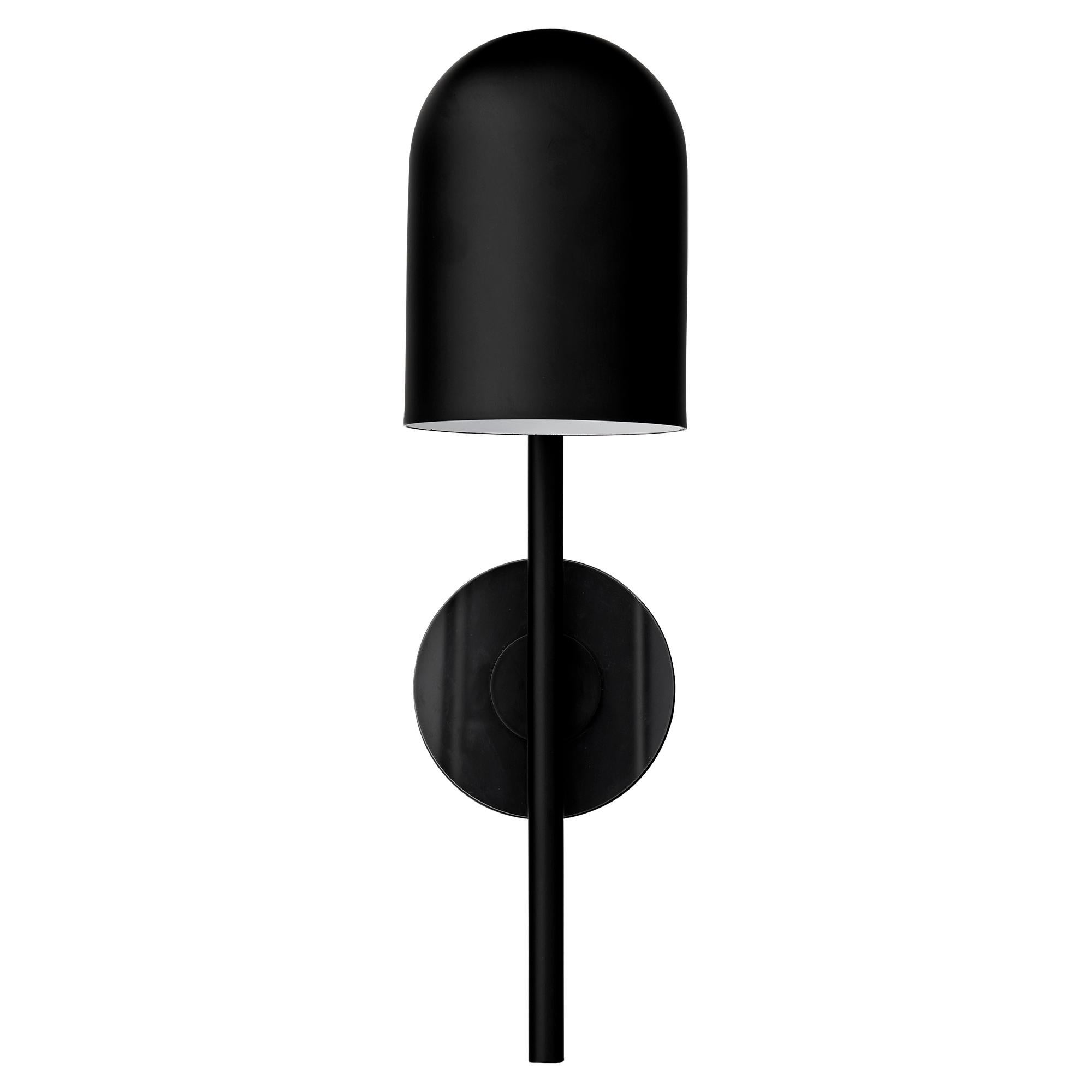 Black cylinder wall lamp
Dimensions: Diameter 12 x height 45 cm
Materials: Glass, iron w. Brass plating & powder coating.
Details: For all lamps, the recommended light source is E27 max 25W&220/240 voltage. We recommend LED in order to avoid