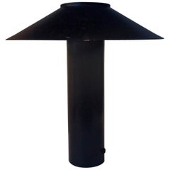 Black Danish Minimalist Table Lamp by Hans Schwazer for Royal Copenhagen