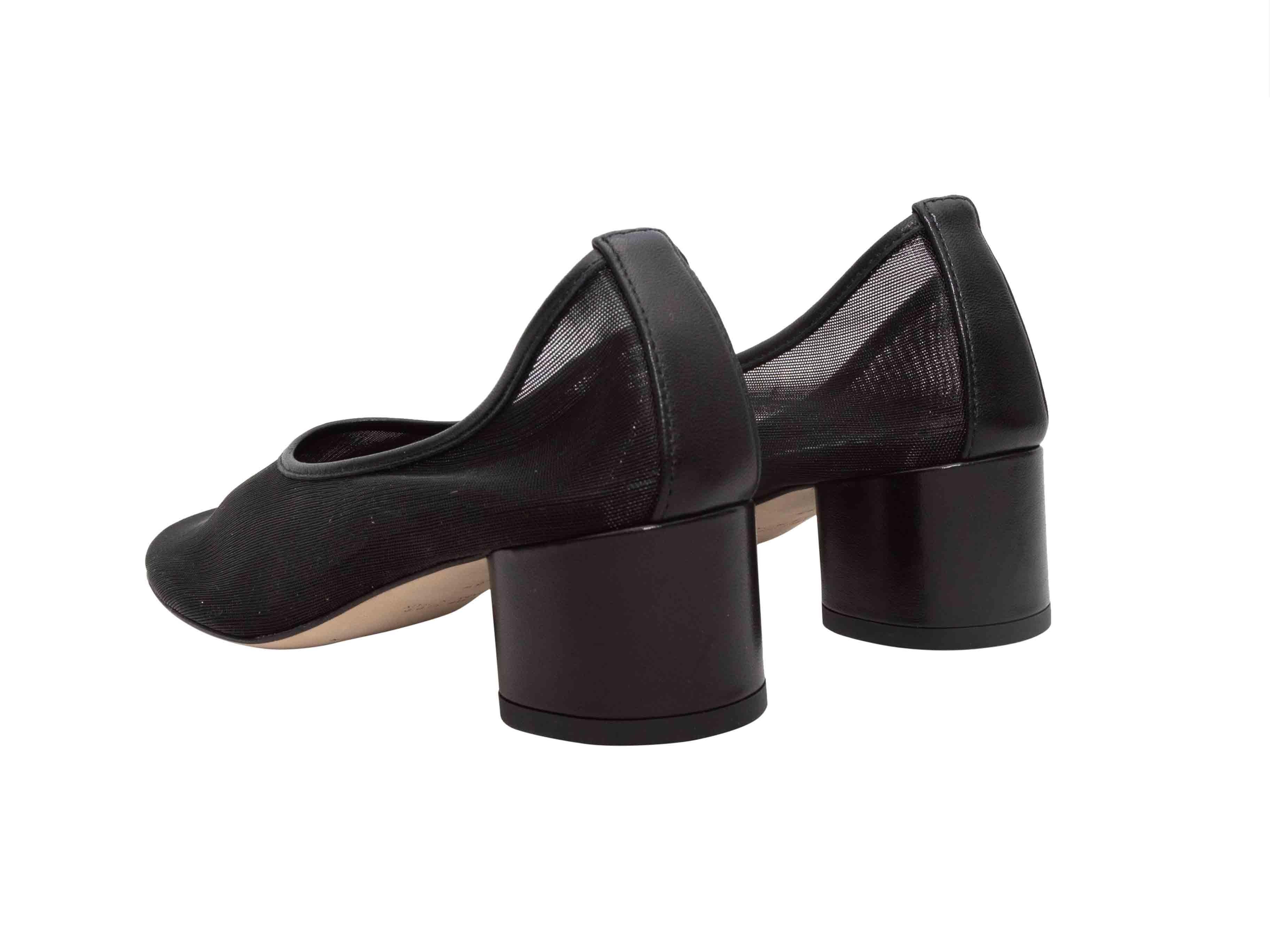 Donna Pumps nere in rete e pelle DEAR Francis misura 37