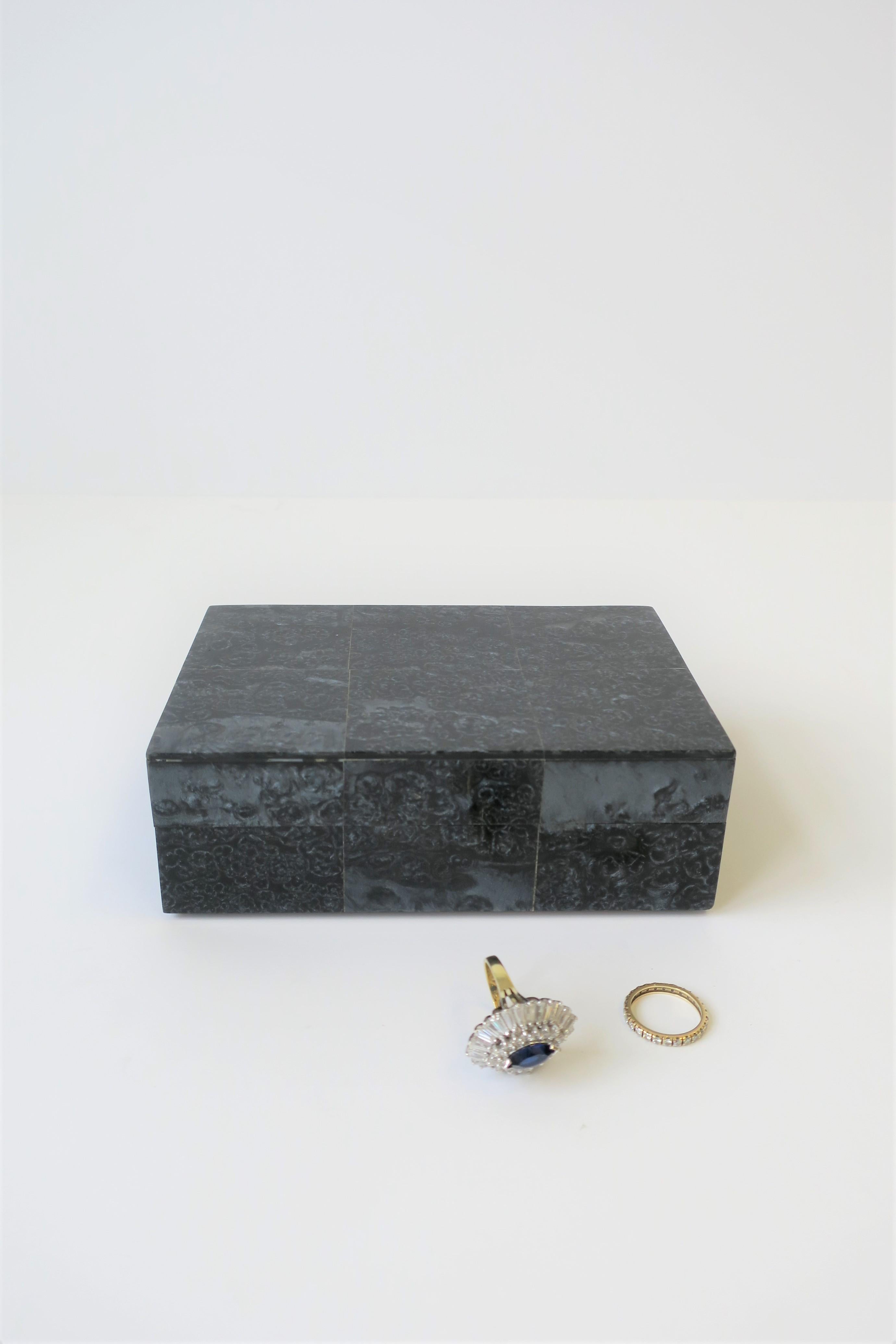 black decorative box