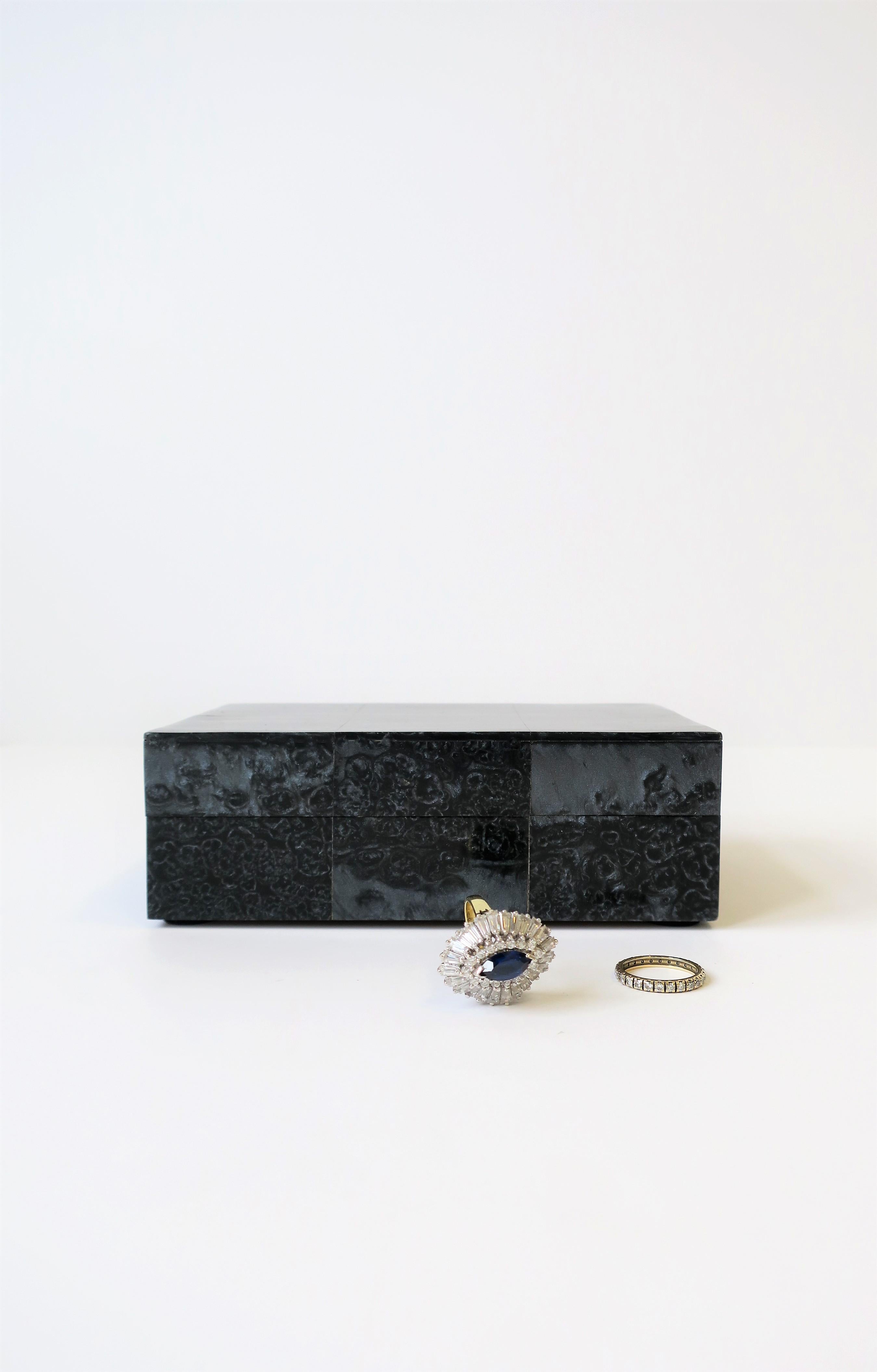 black jewelry box