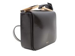 Black Demellier Leather Crossbody Bag