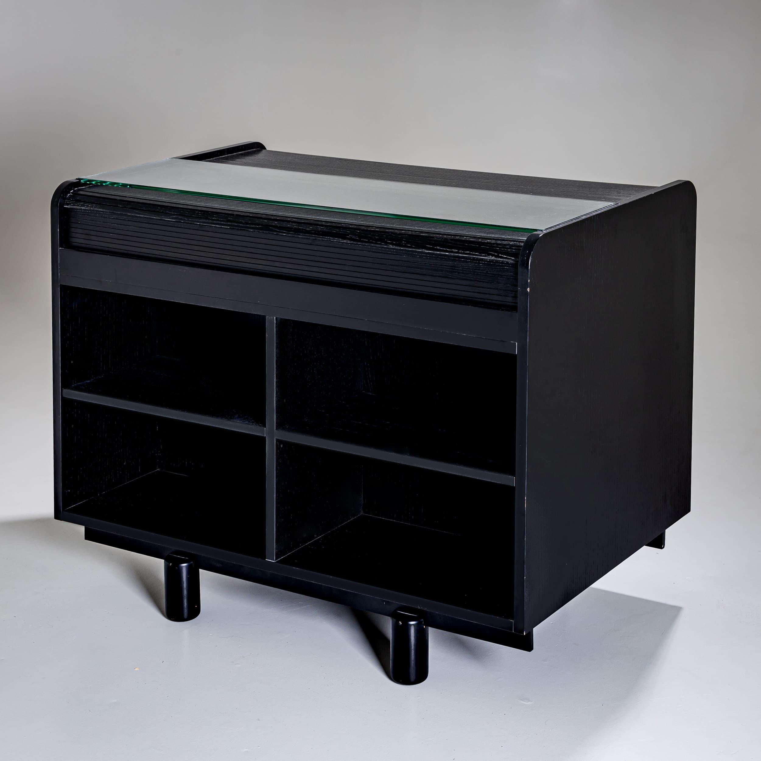 Black Desk by Gianfranco Frattini for Bernini, Italy, 1960s For Sale 6