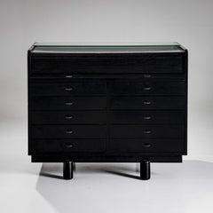 Black Desk by Gianfranco Frattini for Bernini, Italy, 1960s