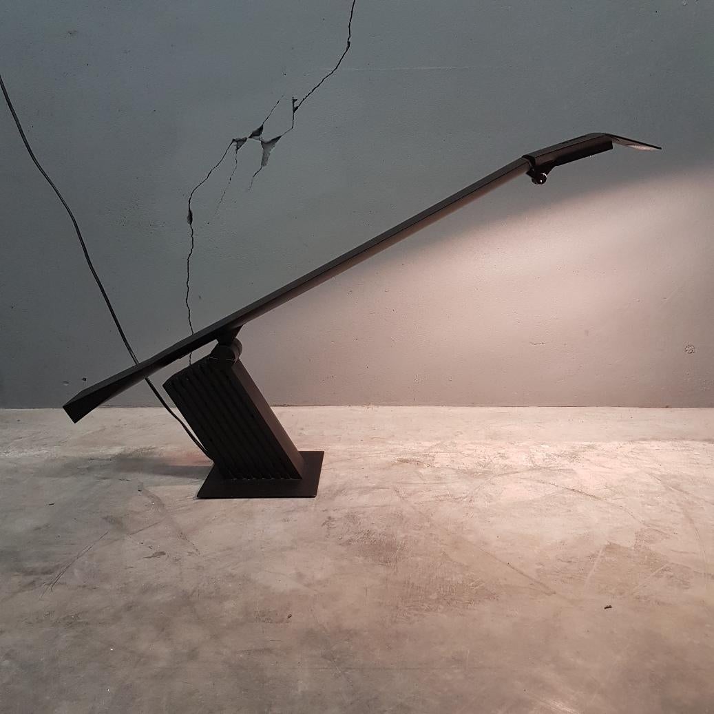 Black Desk Lamp Model Condor by Hans Von Klier for Bilumen 'Marked', 1988 For Sale 5