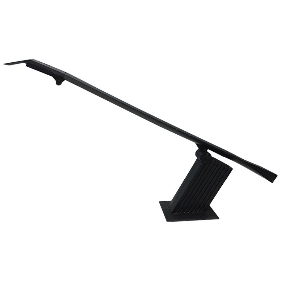 Black Desk Lamp Model Condor by Hans Von Klier for Bilumen 'Marked', 1988 For Sale