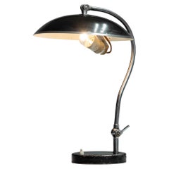 Lampada da tavolo e da scrivania nera di Boréns Model 528 Simile a Svenskt Tenn 8528, anni '30