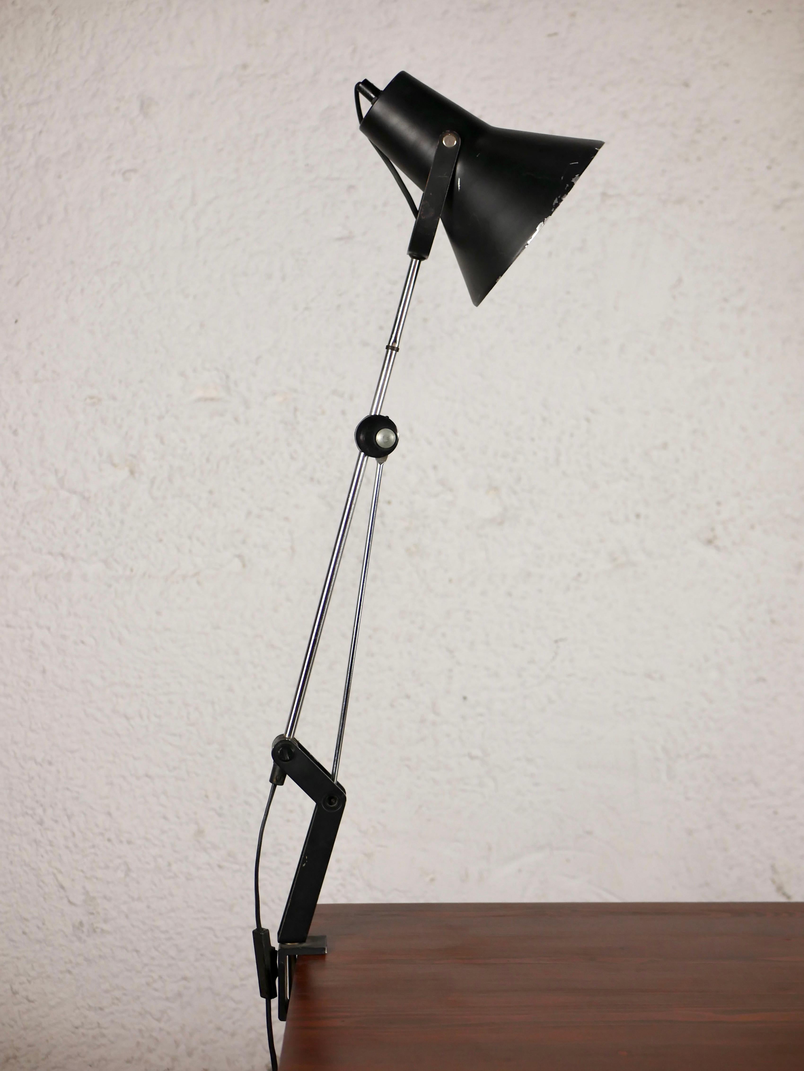 Swedish Black Desklamp model 1063, Ikea, 1980s