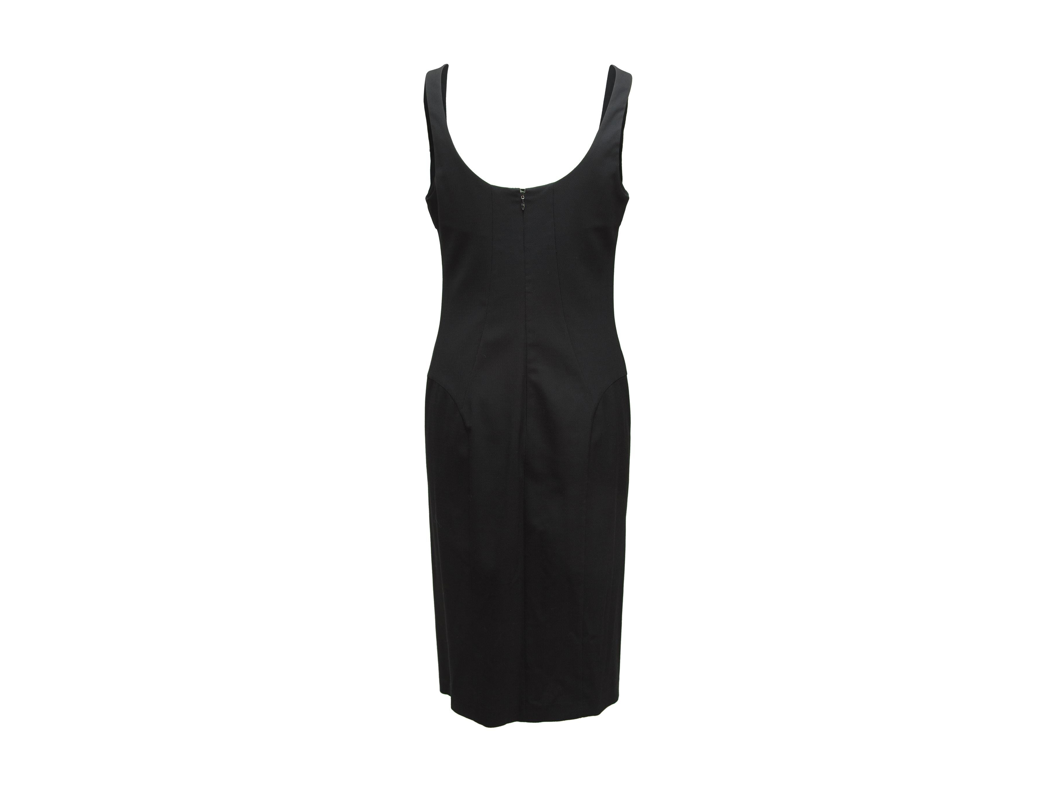 Black D&G Sleeveless Fitted Dress In Good Condition In New York, NY