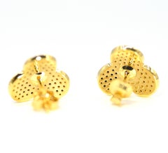 Black Diamond Bloom Earrings