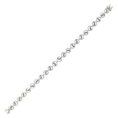 Sunita Nahata Black Diamond Bracelet in 14 Karat White Gold