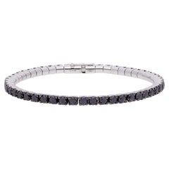 Parure de bracelets « Black Diamond » en or blanc 18 carats