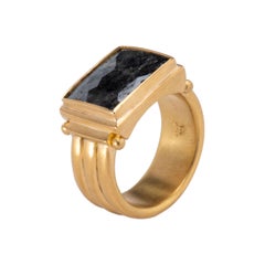 Black Diamond Checkerboard Ring