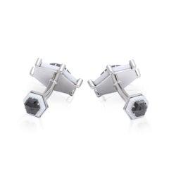 Black Diamond Cufflinks by Michael Kanners
