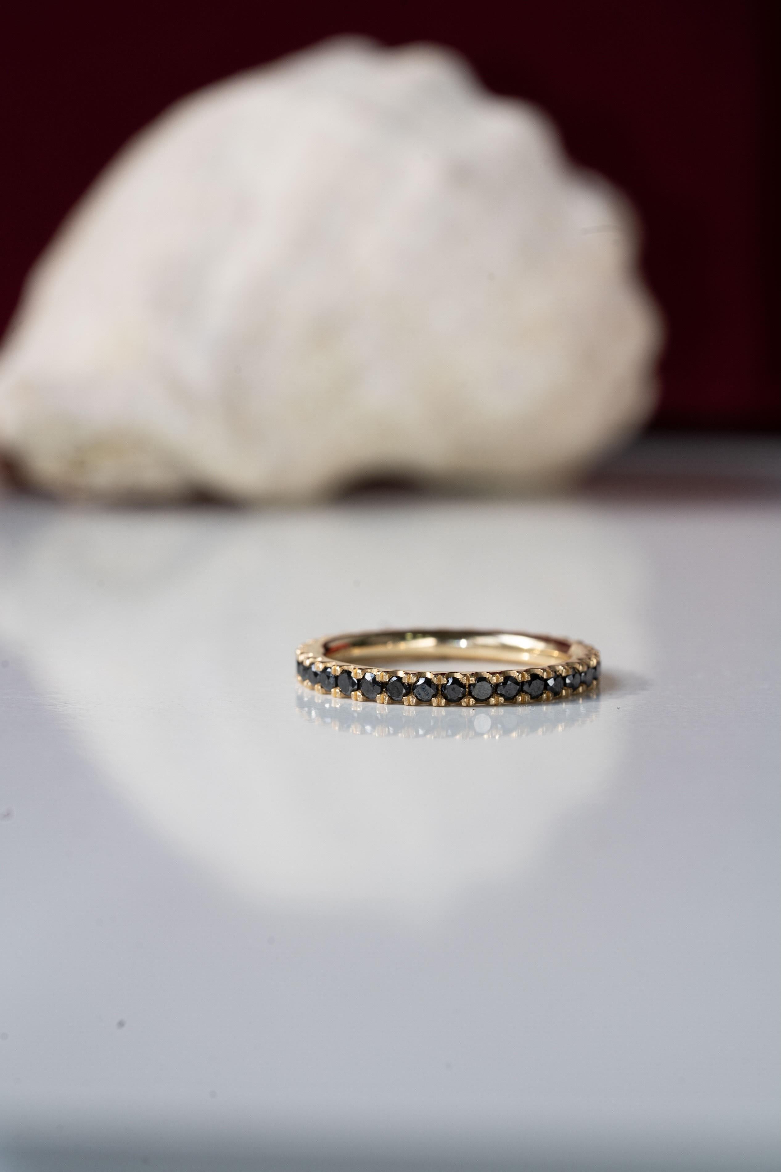 For Sale:  Black Diamond Eternity Band 3