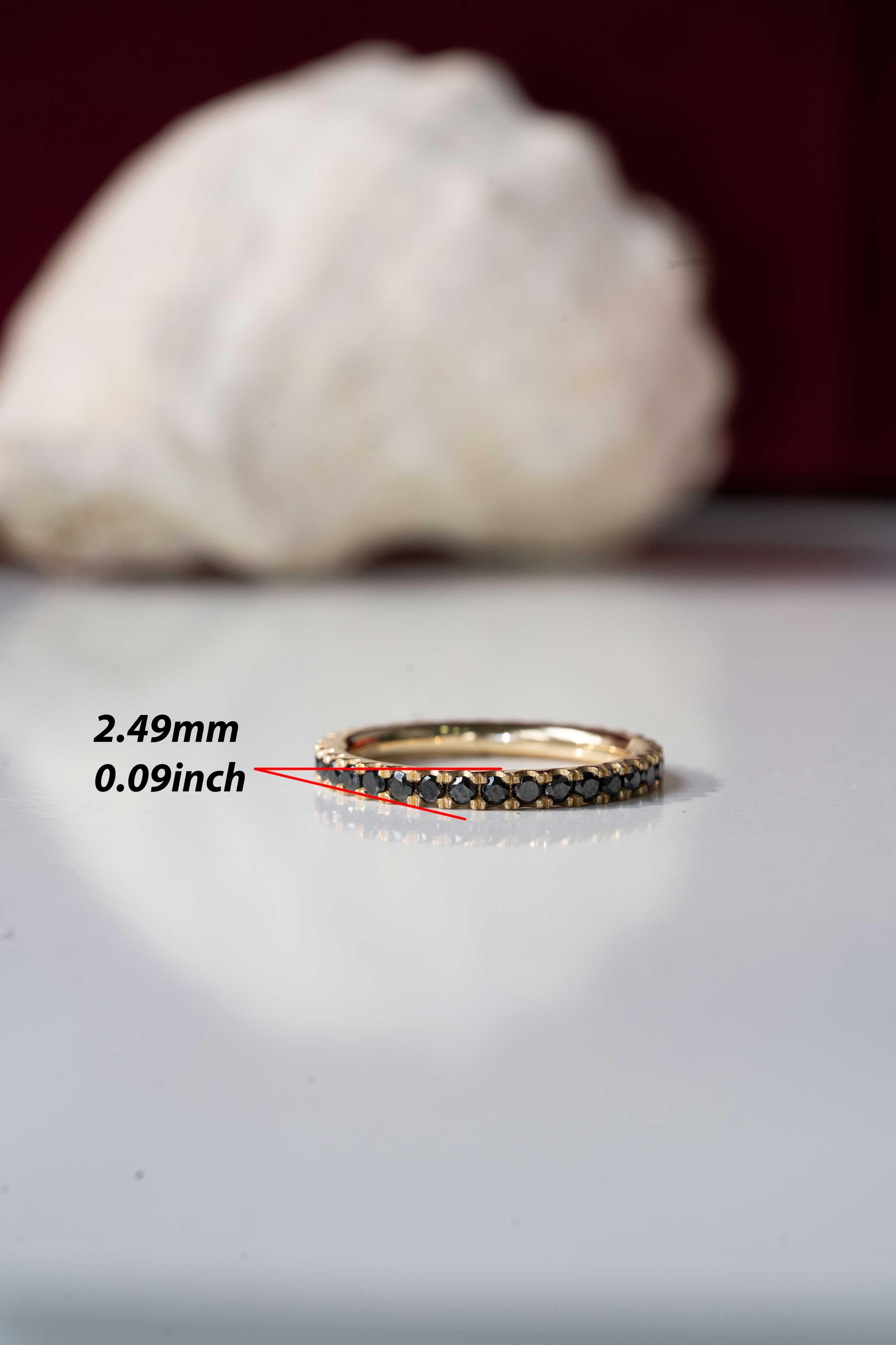 For Sale:  Black Diamond Eternity Band 5