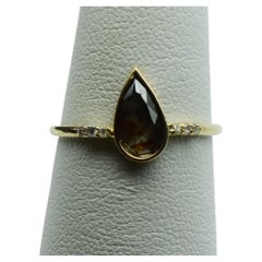 Black Diamond ring /Galaxy diamond ring one of a kind