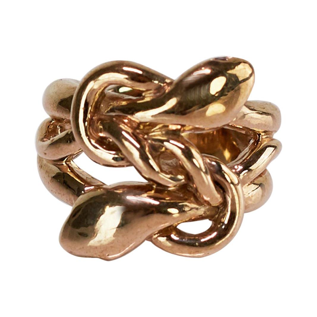 snake diamond ring