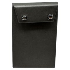 Black Diamond Stud Earrings in 10kt White Gold – 2ctw, 4 Prong, New