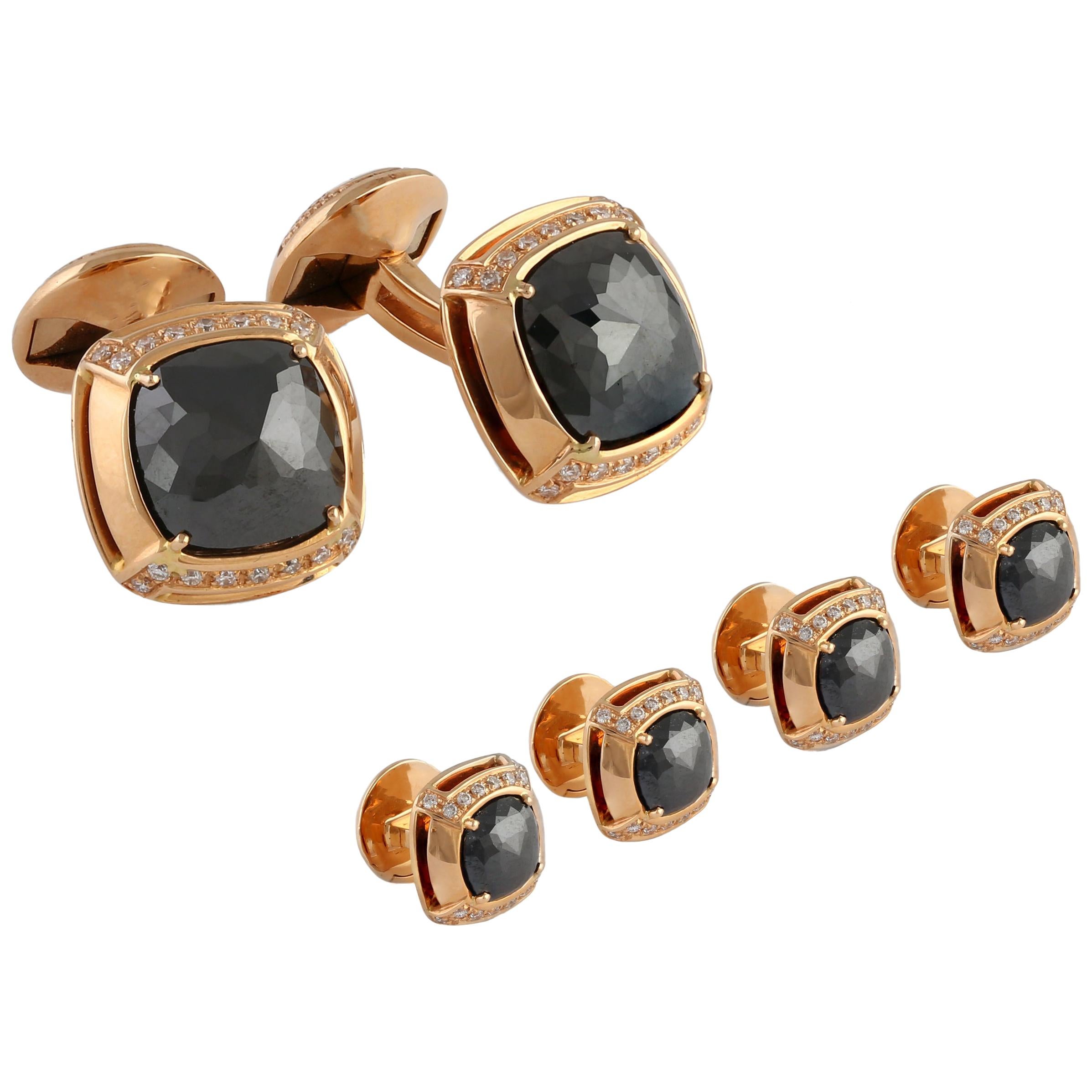 Jean Despres French Art Deco Gold Cufflinks For Sale at 1stDibs